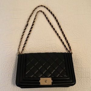 Black Quilted Purse